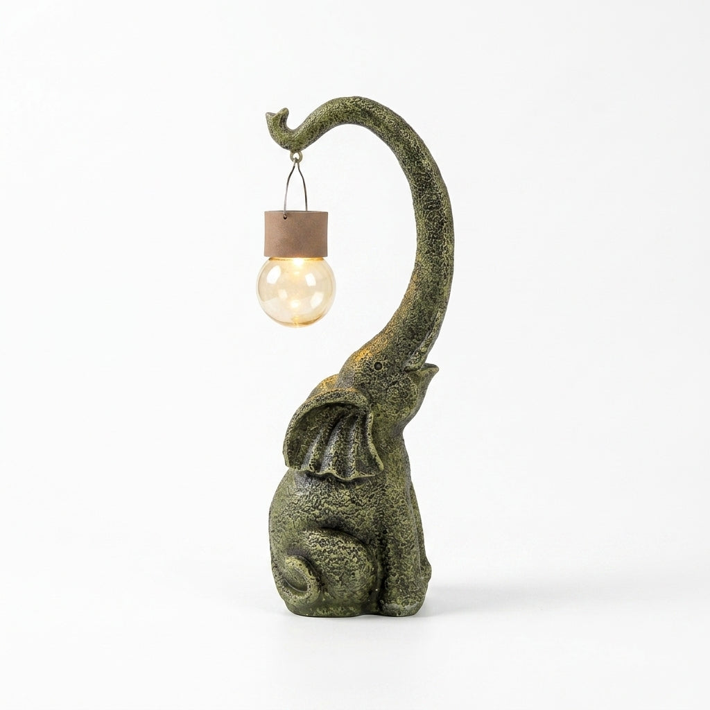 Charming Solar Elephant Lamp