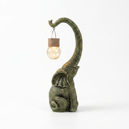 Charming Solar Elephant Lamp