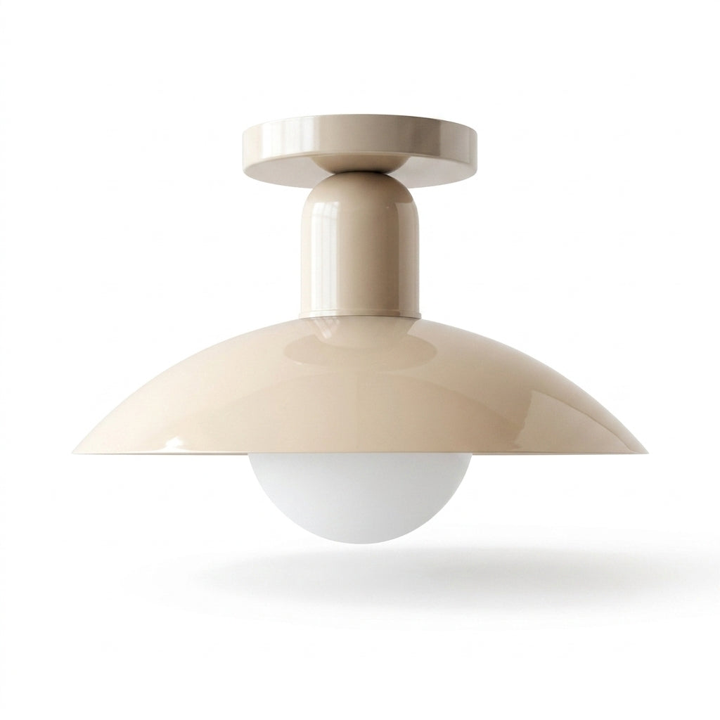 ConeLushore Flush-Mounted Metal Ceiling Light