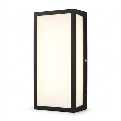 Contemporary Outdoor Wall Light with Motion Sensor & Color Modes