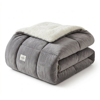 DomuCozy Lodge Sherpa Fleece Duvet