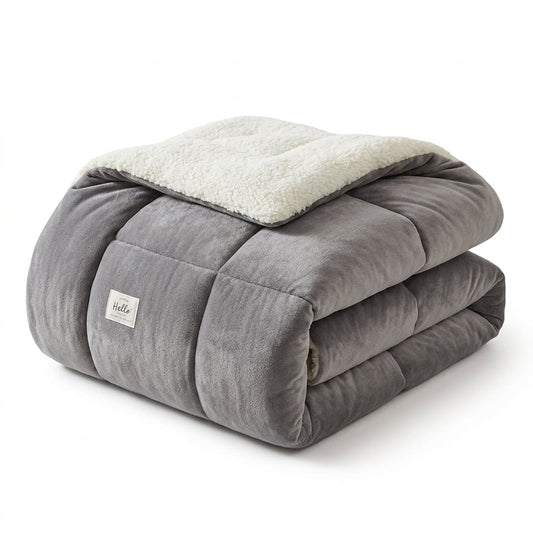 DomuCozy Lodge Sherpa Fleece Duvet