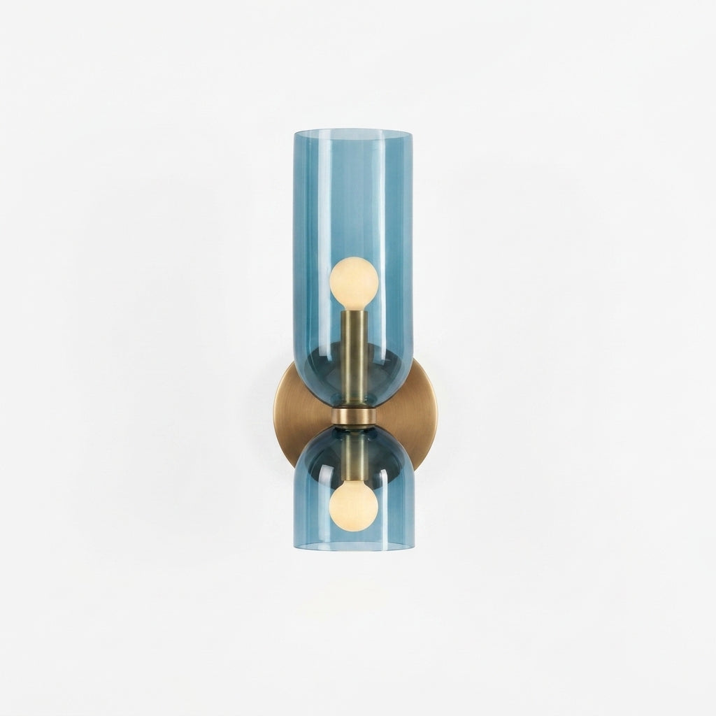 Elegance Double-Head Glass Wall Lamp