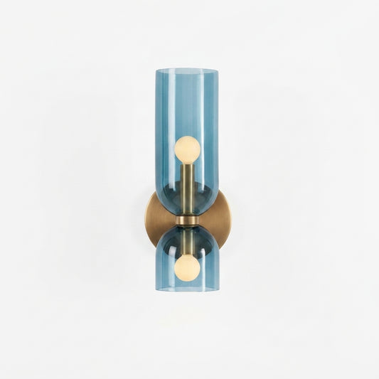 Elegance Double-Head Glass Wall Lamp