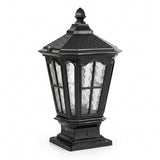 Elegant Stone Pillar Light Fixture