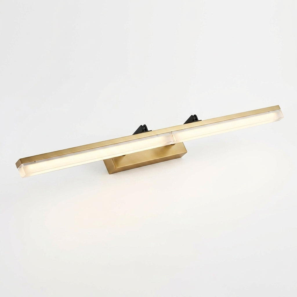 Extendable Gold Bathroom Vanity Light Bar