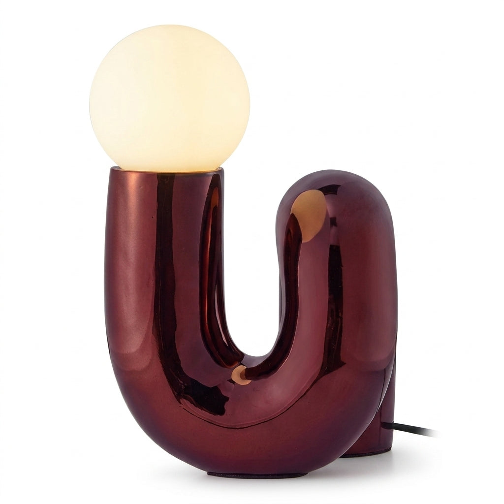 GlassSphere Modern Glass Globe Lamp