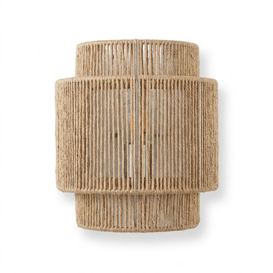 GlowNest Hemp Rope Wall Lamp