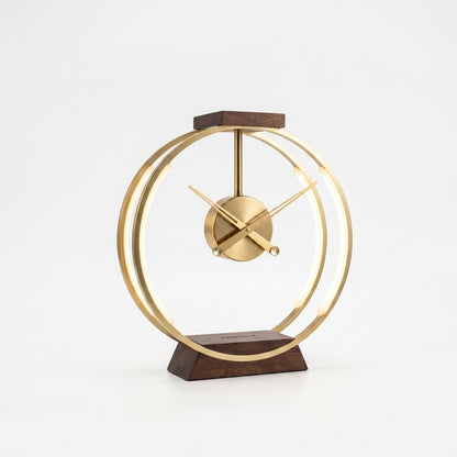 LED Ring Table Lamp Clock Wireless Charger