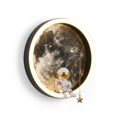 LunaGlow Astronaut LED Wall Lamp