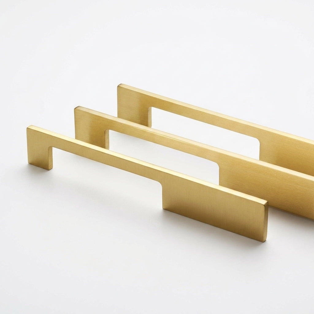 Luxura Brushed Brass Cabinet Handles