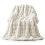 Luxurious Faux Rabbit Fur Blanket