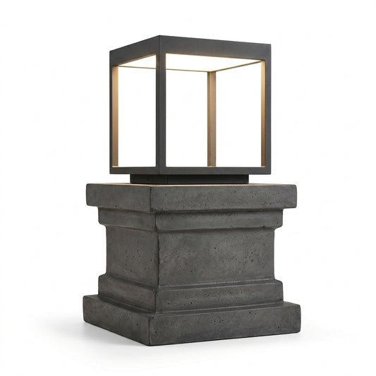 Modern Concrete Outdoor Pillar Lights
