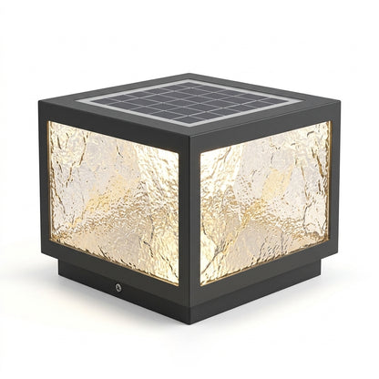 Modern Square Outdoor Pillar Light