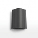 Wavy Aluminum Wall Sconce