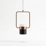 Scandinavian Adjustable Glass Pendant
