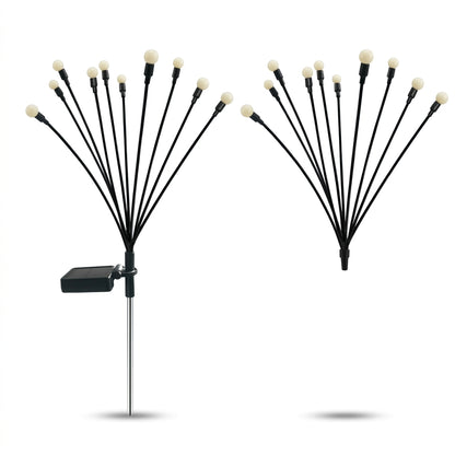 Solar-Powered Firefly Garden Lights