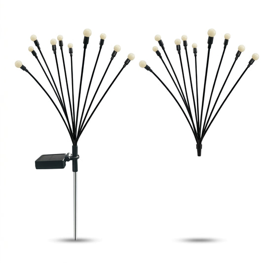 Solar-Powered Firefly Garden Lights