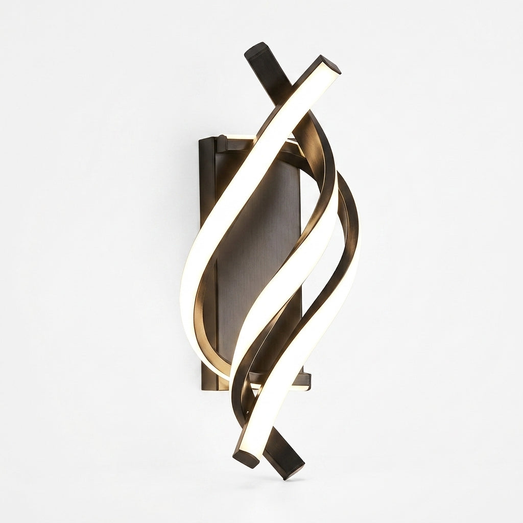 Spiral LED Wall Sconce Lighting