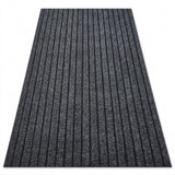 Striped Polyester Runner Rug