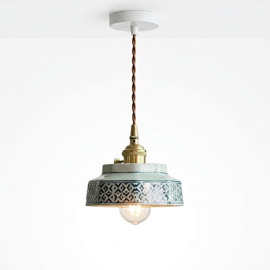 Talia Vintage Ceramic Pendant Light