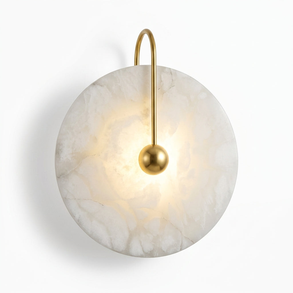 Aurelia Alabaster Wall Sconce