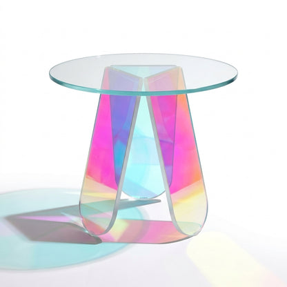 Avendra Iridescent Acrylic Side Table