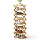 Elara Wooden Shoe Organizer