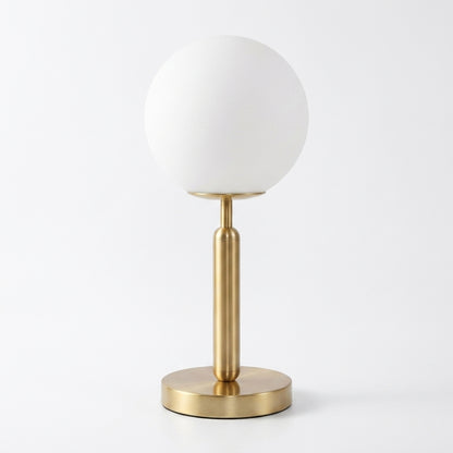 GlowSphere LED Glass Table Lamp