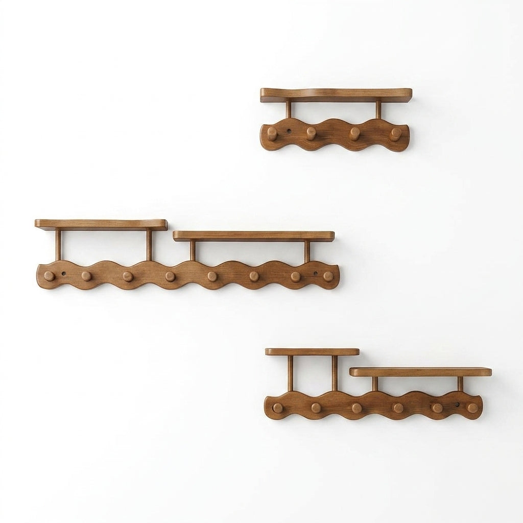 Minimalist Wood Wall Shelf