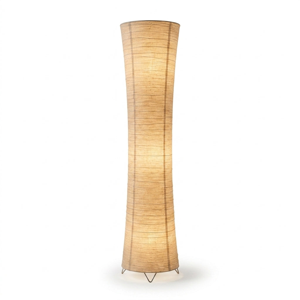 Lunaris Linen Floor Lamp