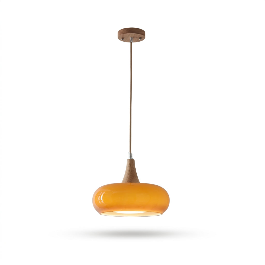 Veloria Wood Pendant Minimal Ceiling Light