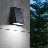 Modern Black Outdoor Wall Sconce - Solar LED Fixture with Adjustable Panel for Efficient Outdoor Lighting 2