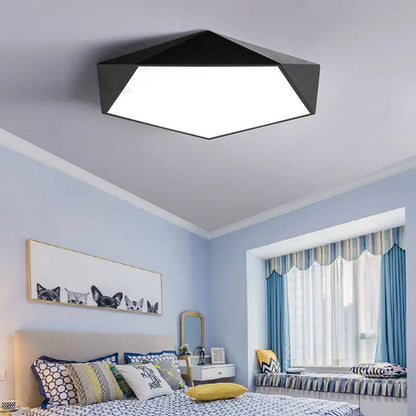 Ciren | Flush Mount Ceiling Light with Dimmable Feature & Remote Control – Modern Design for Versatile Home Lighting 3