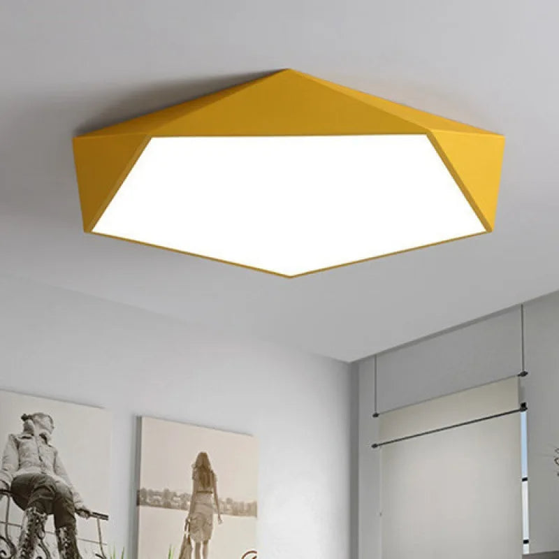 Ciren | Flush Mount Ceiling Light with Dimmable Feature & Remote Control – Modern Design for Versatile Home Lighting 2