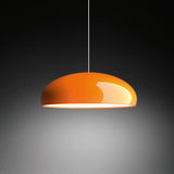 Celestia Round LED Pendant Lamps - Modern White Metal Lighting for Bedrooms & Living Rooms 10