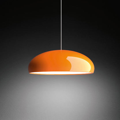Celestia Round LED Pendant Lamps - Modern White Metal Lighting for Bedrooms & Living Rooms 10