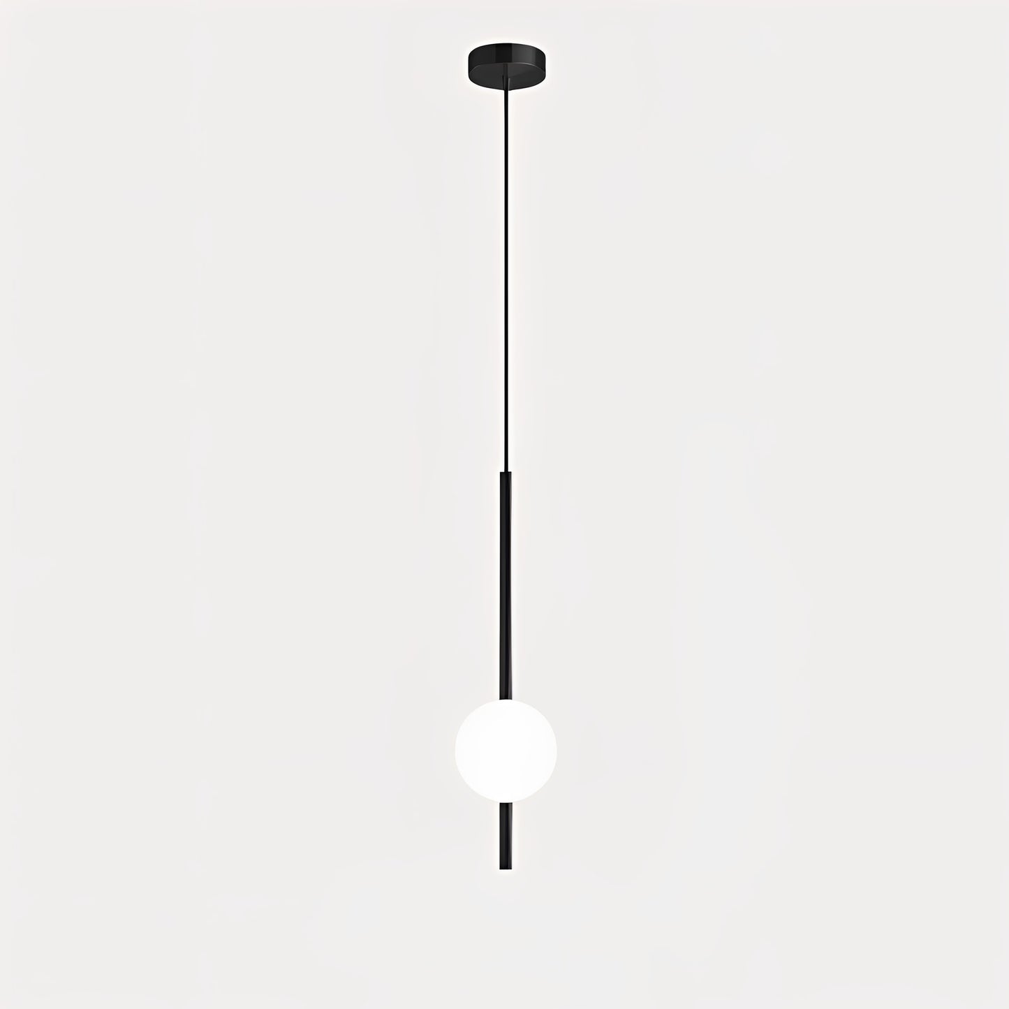 Elegant Glass Pendant Light – Adjustable Chain for Modern Kitchen Lighting 4