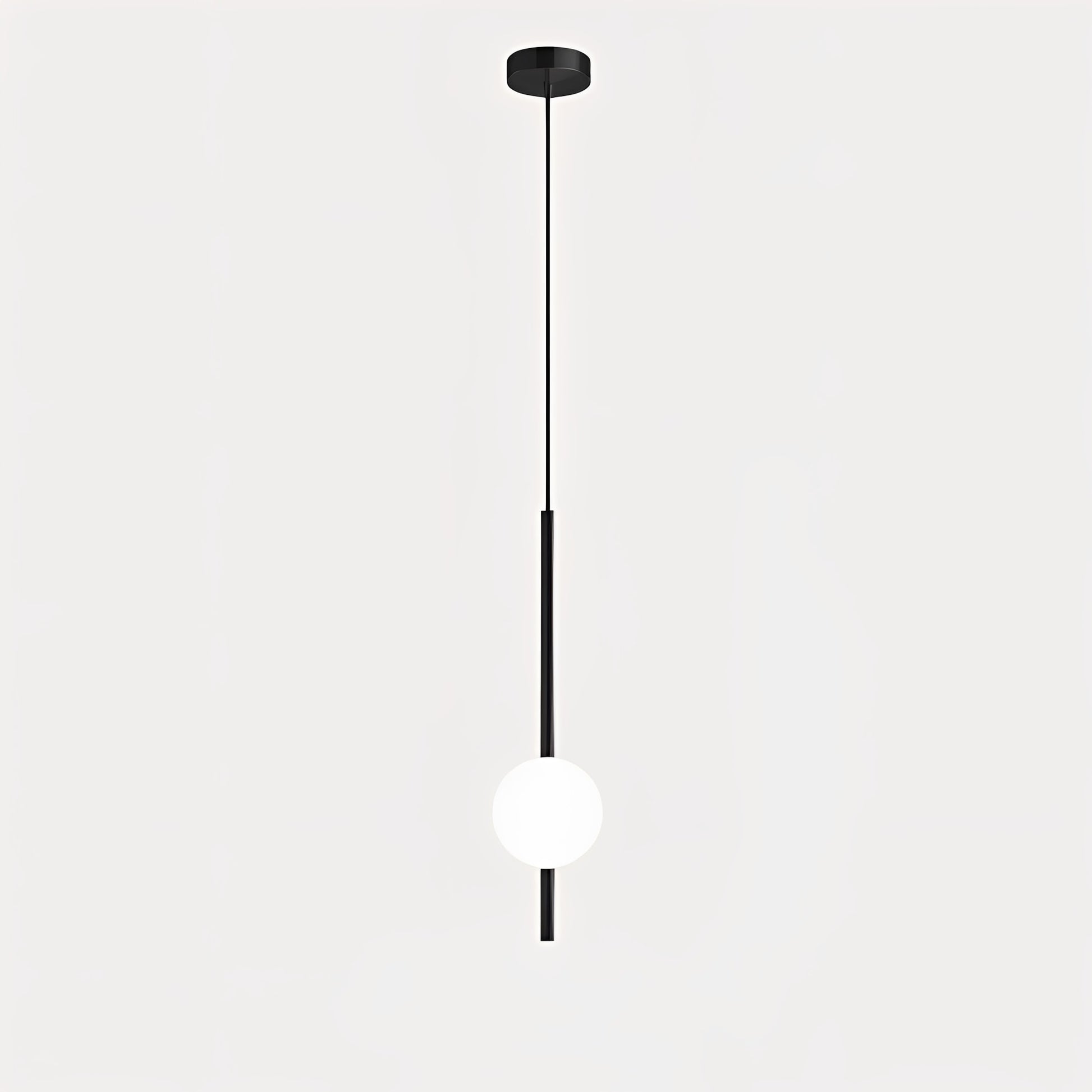Elegant Glass Pendant Light – Adjustable Chain for Modern Kitchen Lighting 4