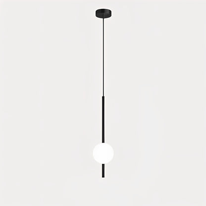 Elegant Glass Pendant Light – Adjustable Chain for Modern Kitchen Lighting 4