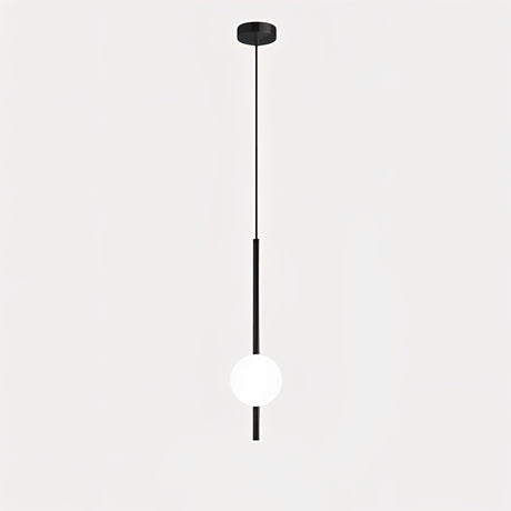 Elegant Glass Pendant Light – Adjustable Chain for Modern Kitchen Lighting 4