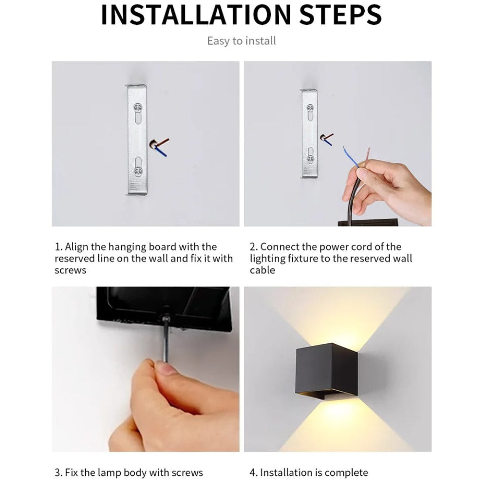Elegant LED Cube Light Set – Wireless Design with Adjustable Brightness for Stylish Ambiance 13