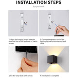 Elegant LED Cube Light Set – Wireless Design with Adjustable Brightness for Stylish Ambiance 13