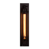 Retro Industrial Wall Sconce - Black Iron Lamp with Warm LED Light for Cozy Ambiance 9