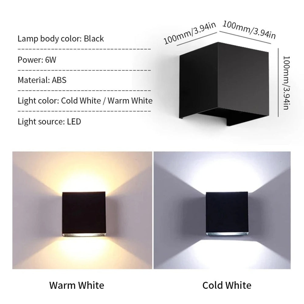 Elegant LED Cube Light Set – Wireless Design with Adjustable Brightness for Stylish Ambiance 10