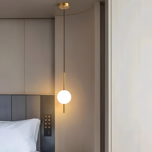 Elegant Glass Pendant Light – Adjustable Chain for Modern Kitchen Lighting 1