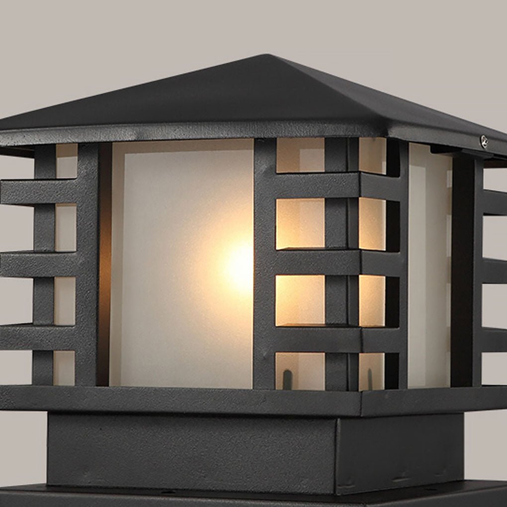 Elegance LED Landscape Lamppost - Classic Iron Design for Outdoor Illumination 13