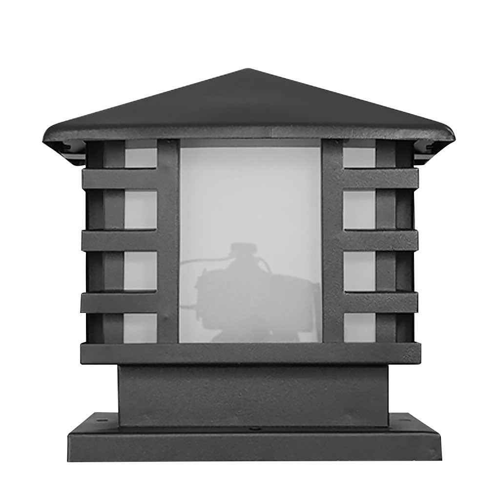Elegance LED Landscape Lamppost - Classic Iron Design for Outdoor Illumination 16