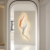 Feather Glow Wall Lamp - Backlit Feather Art with Remote Control for Cozy Ambiance 6
