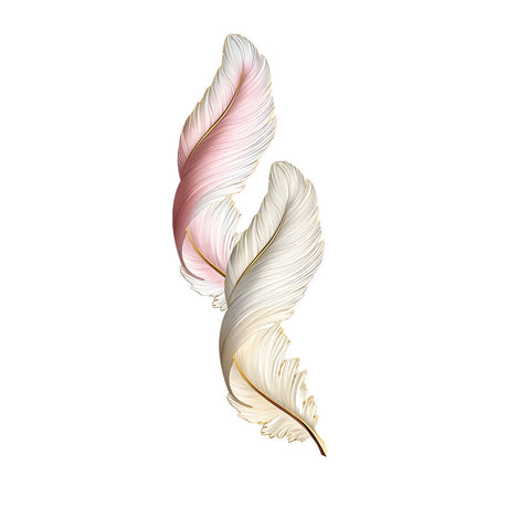 Feather Glow Wall Lamp - Backlit Feather Art with Remote Control for Cozy Ambiance 11